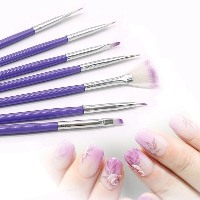 7Pcs DIY Nail Art Painting Brushes Pen Kit Nail Design Brushes Makeup Dotting Tools Nail Brushes