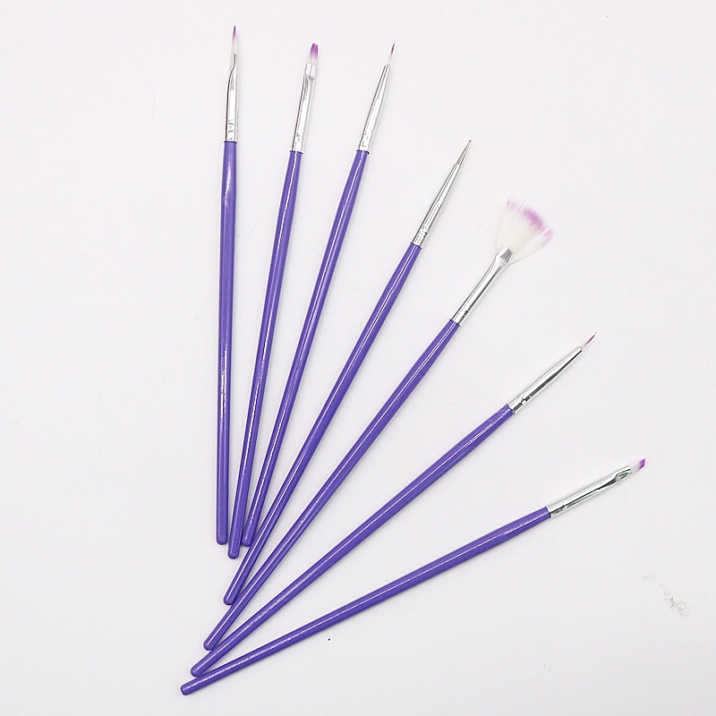 7Pcs DIY Nail Art Painting Brushes Pen Kit Nail Design Brushes Makeup Dotting Tools Nail Brushes