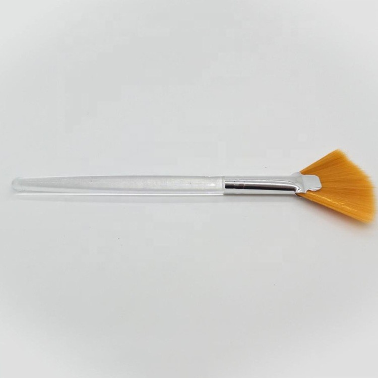 single plastic handle makeup brush facial nylon mask brush