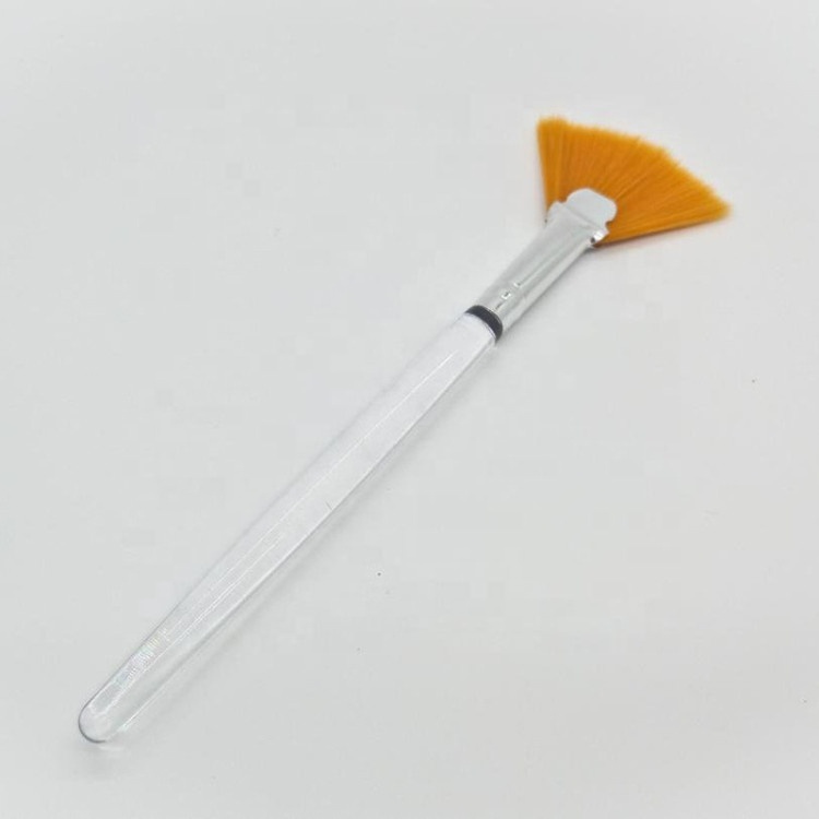 single plastic handle makeup brush facial nylon mask brush