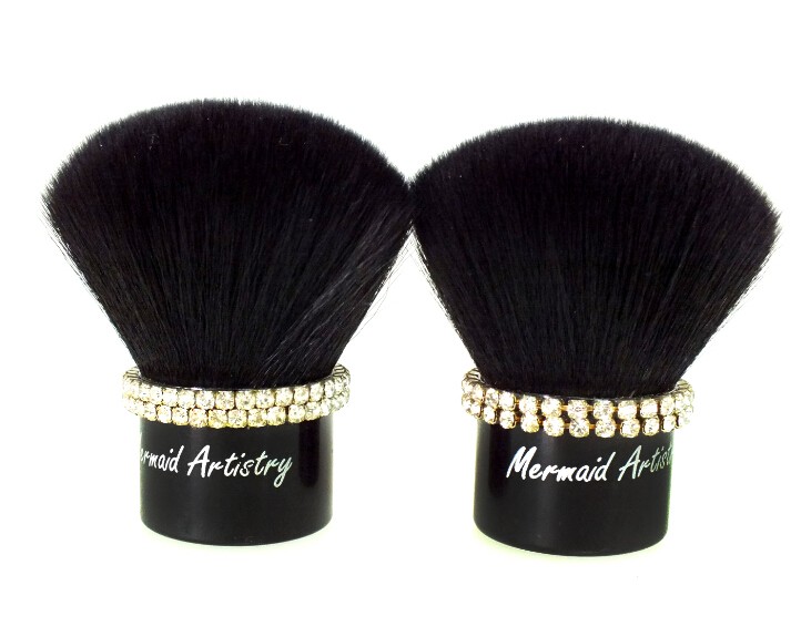 Nylon hair Black kabuki foundation brush powder brush