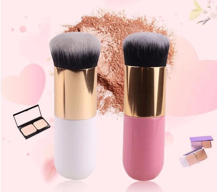 Round Head Cosmetic Brush Liquid Foundation Beauty BB Cream 1 Dollar Kabuki Flat Makeup Brush