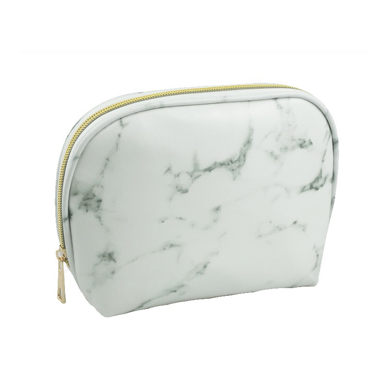 Marble Cosmetic Bag,Travel Toiletry Kit,Pu Makeup Bag