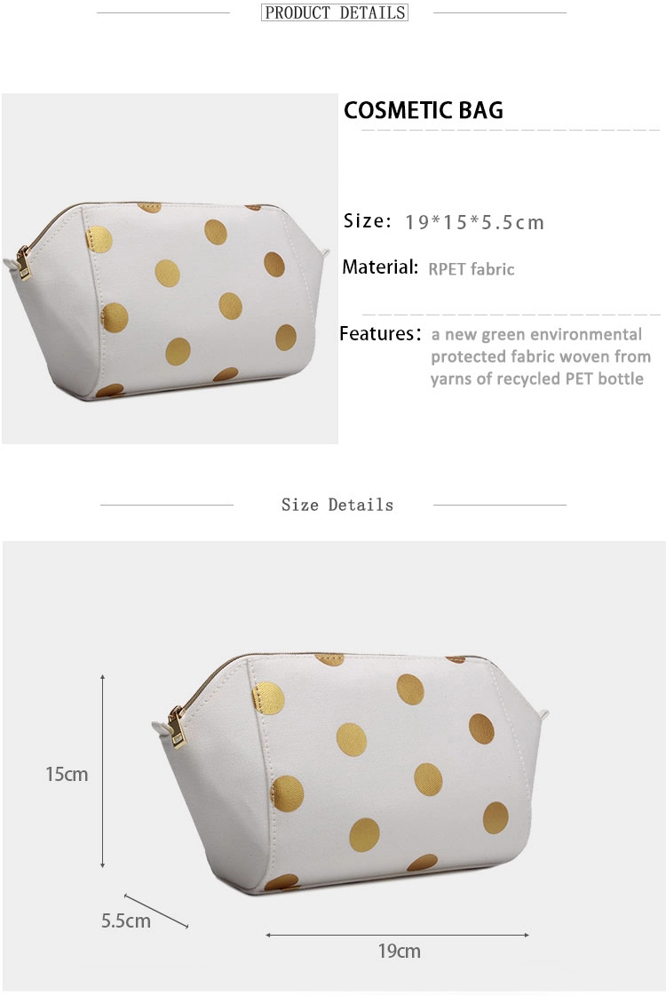 Custom Brand Rpet Pretty Makeup Brush Holder Women Cosmetic Case Bag