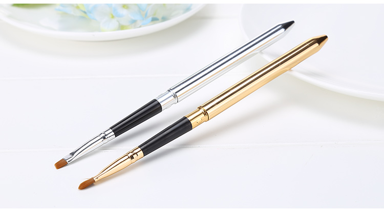 Private Label wholesale ladies makeup tools lip brush retractable