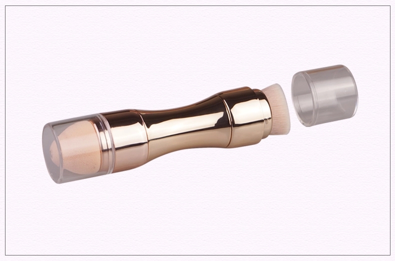 Rose Gold Makeup Brush Separable 4 in 1 mini brush private label custom cosmetic Brush Makeup Set Portable Retractable