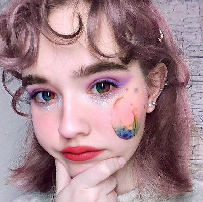 Three spring creative makeup! Each is amazing and unique, beyond the test of technology!