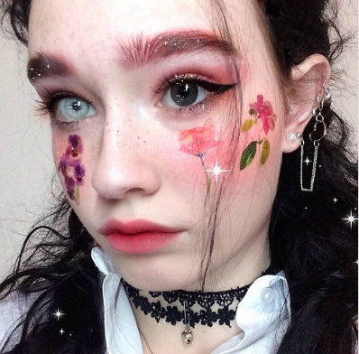 Three spring creative makeup! Each is amazing and unique, beyond the test of technology!