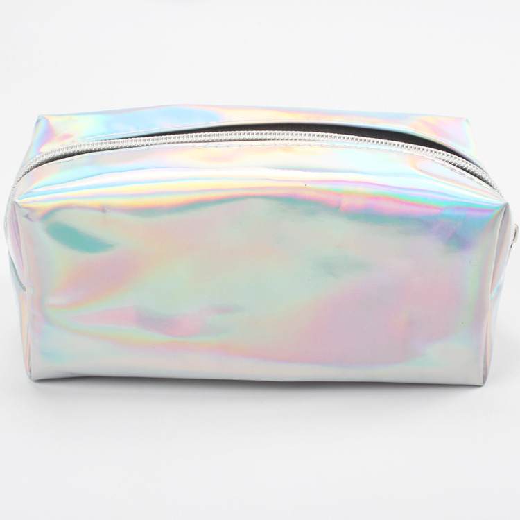Large Capacity Laser Custom Makeup Bag Holographic Cosmetic Bag Makeup