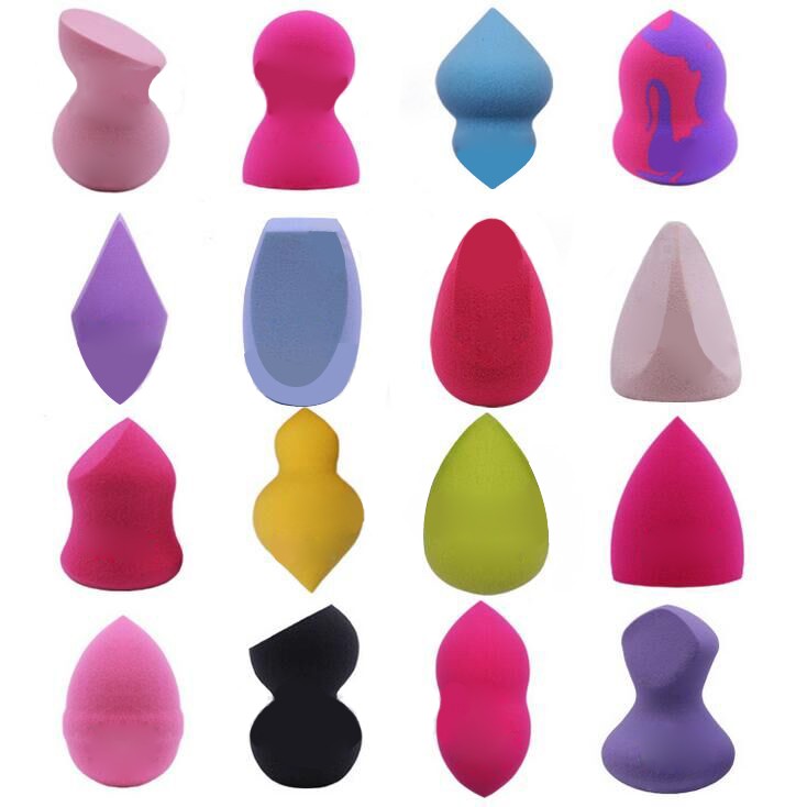 mixed marble color customized makeup sponge professional makeup blender