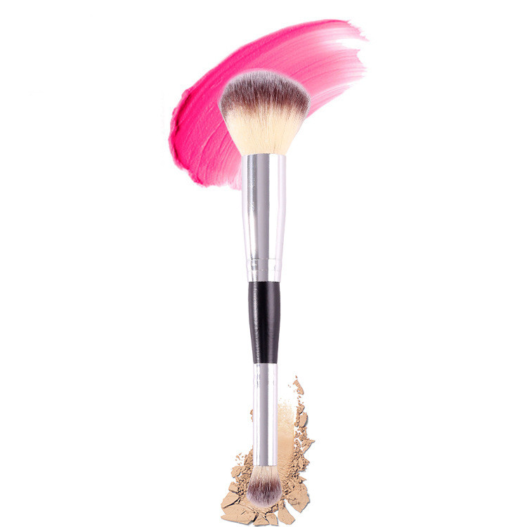 Synthetic Cosmetic Powder brush Double End Makeup Brushes double sided single makeup brush