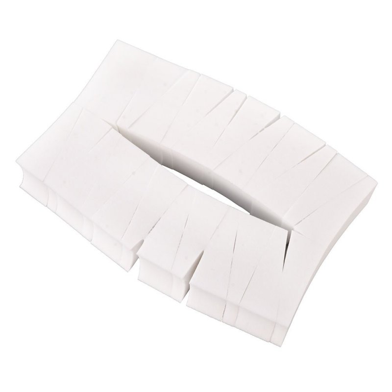 24pcs white Facial Foundation Cosmetic Puffs Sponge Wedges Functionality Makeup Beauty Triangle Powder Puff