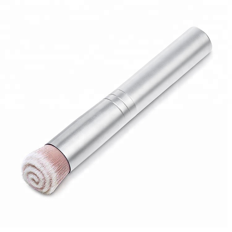 Skin Care Flower Sliver Metal Liquid Foundation Brush