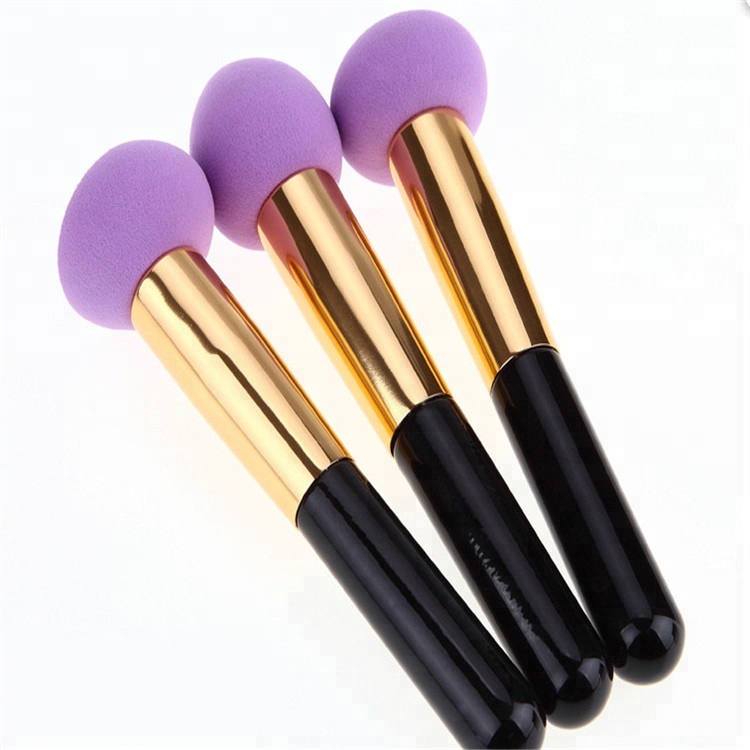 2019 Trendy Cosmetic Tools Purple Makeup Brush Non-latex Foundation Sponge Brush