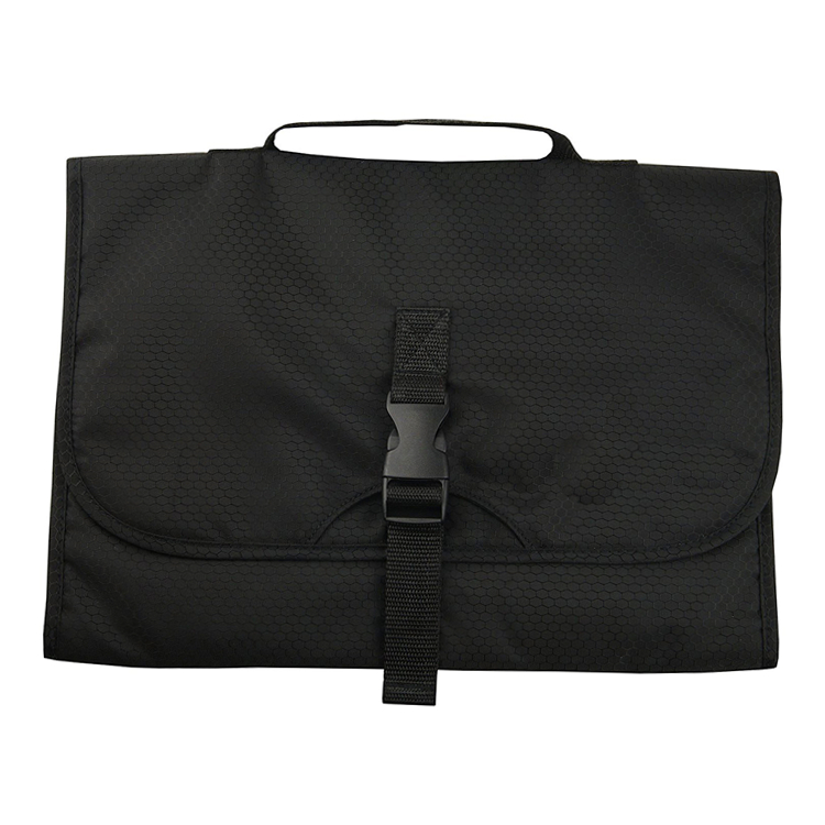 Foldable Hanging Toiletry Bag with Various Compartments Cosmetic Makeup Organizer Bag for Travel