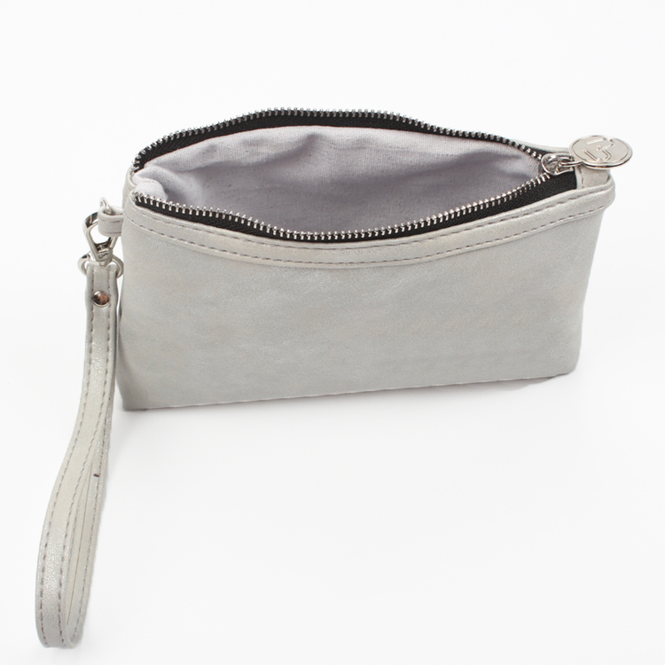 Handy Makeup Cosmetics Bag Pouch Waterproof PU Leather Portable Soft Surface Cosmetic Bag