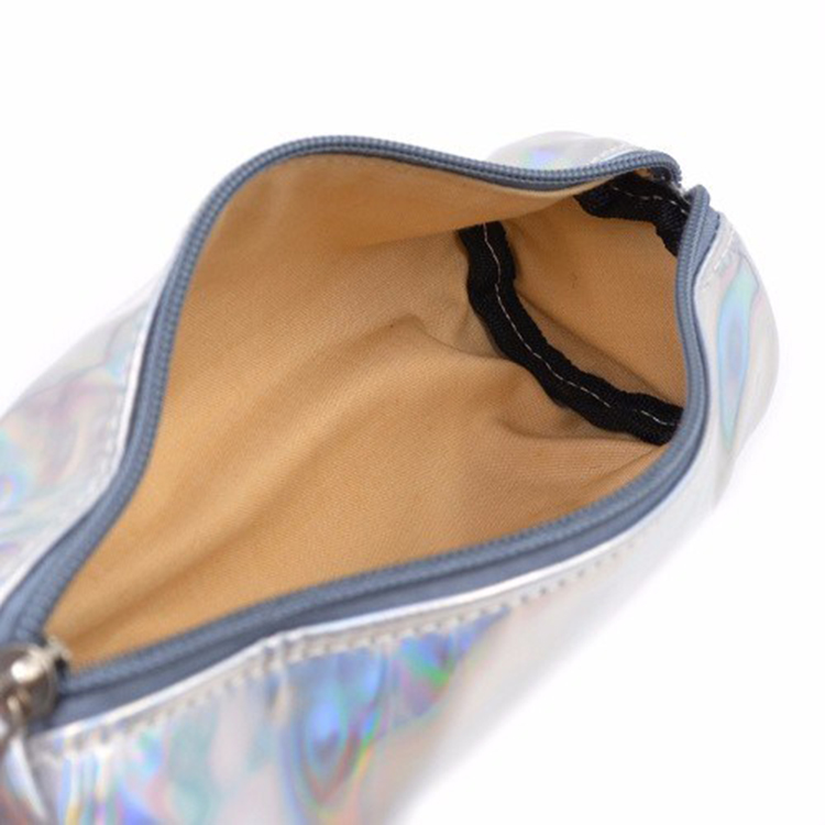 Transparent Makeup Bag Rainbow Clear holographic Hologram Laser Cosmetic Pouch Iridescent Cosmetic Bag