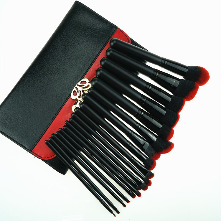 vegan hair private label makeup brush professional cosmetic brushes set