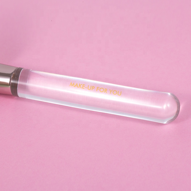Gift Transparent Cosmetic Makeup Brush Manufacturer Powder Brush OEM Travel Makeup Brush