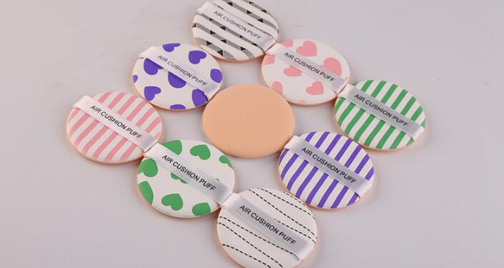 Popular Hot Cartoon Cute Round Cotton Makeup Air Cushion Puff