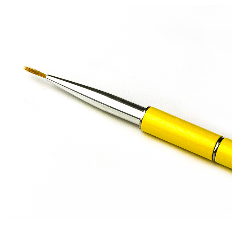 High Quality Professional Metal Handle Nylon Hair Nail Art One Stroke Brush