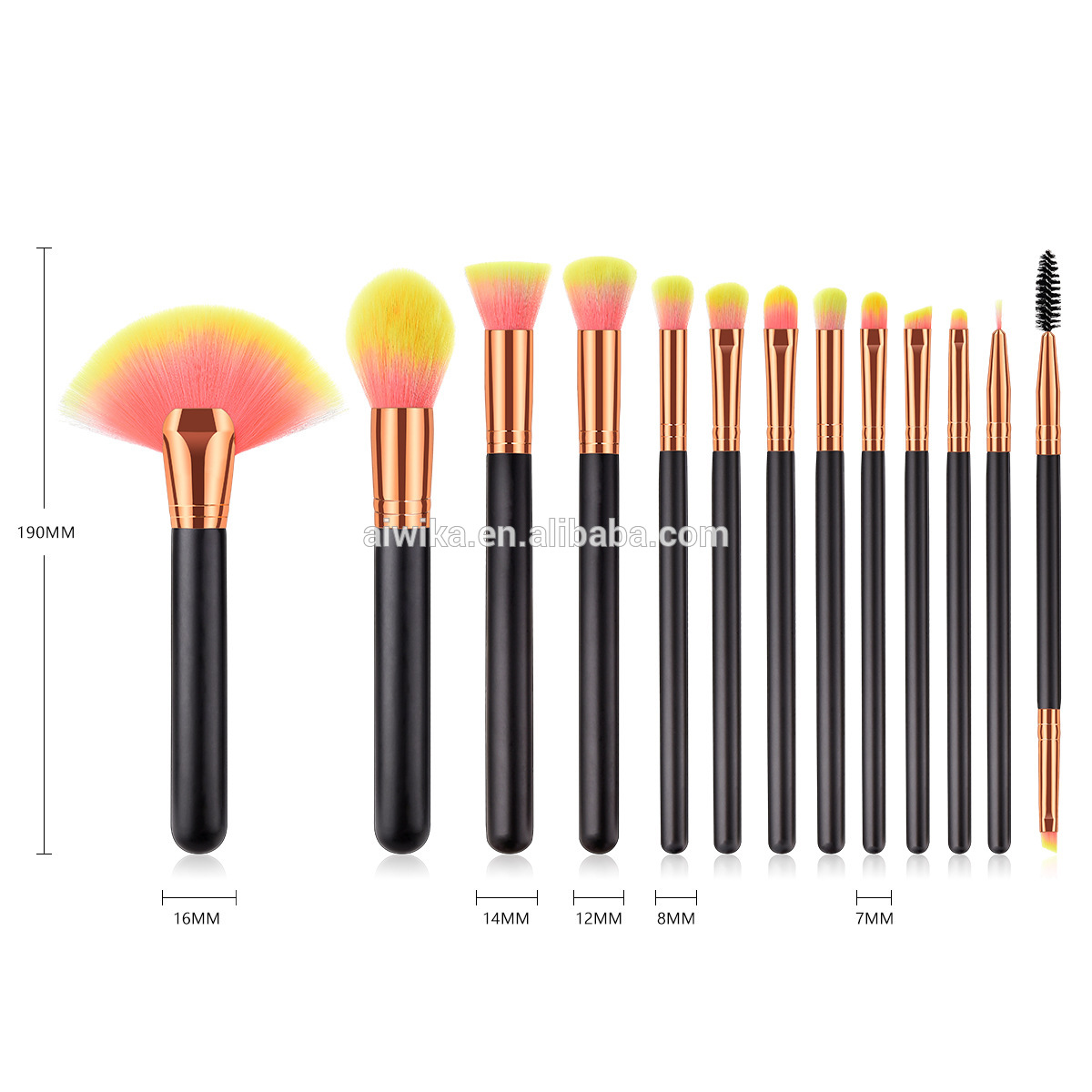 For Face Pigment Cosmetics Good Quality 13 pcs Makeup Brush Set