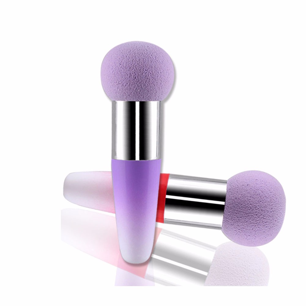 Long Handle Makeup Foundation Sponge Blender Beauty Cosmetic Puff For Flawless Cream Make Up Puff