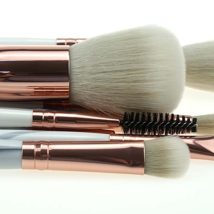 2019 best professional marble  cosmetic make up brush  for makeupup