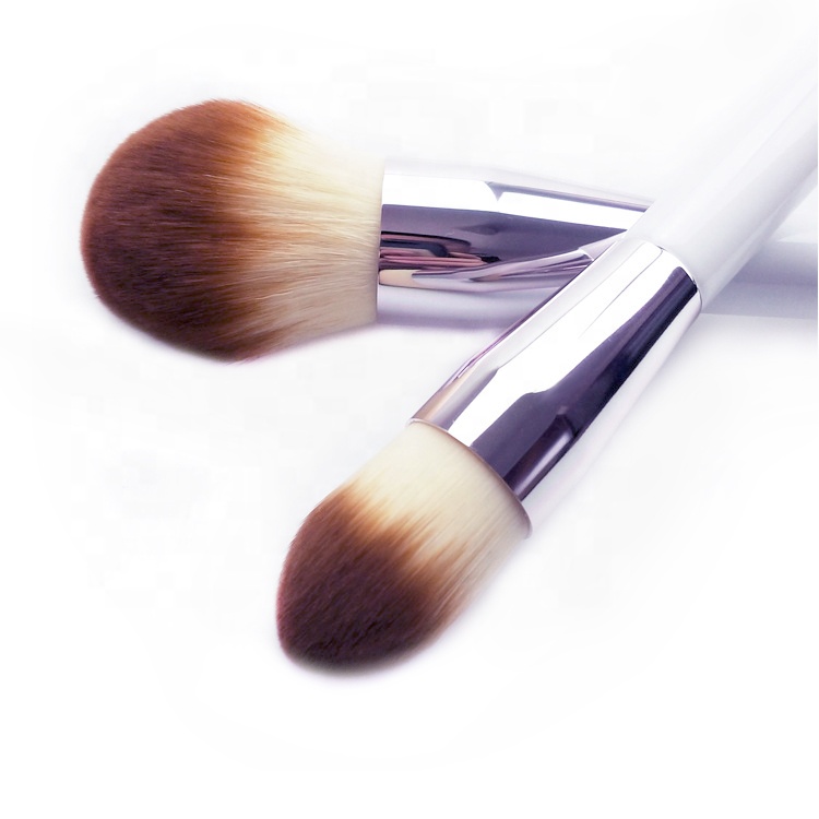 Beauty Cosmetics Plastic Brushes 2pcs Luxury Private Label Makeup Brush Set