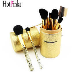 Hot Marble Make Up Sponge Puff Marble Makeup Brushes With PU Pouch