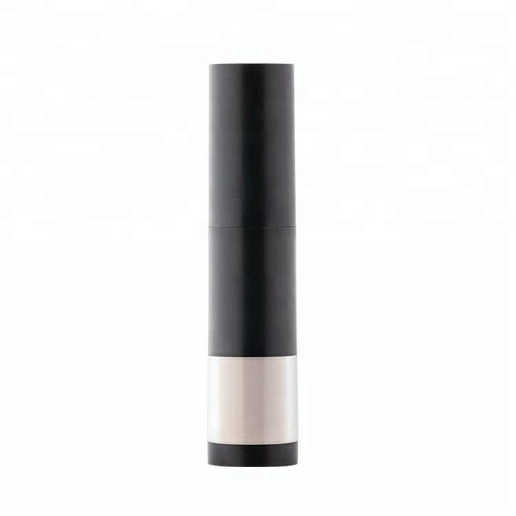Custom Short Plastic Handle Synthetic Hair Powder Refillable Makeup Brush