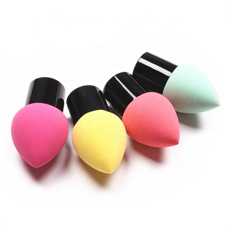 Metal Base Foundation Sponge Non-latex Sponge Kabuki Brush
