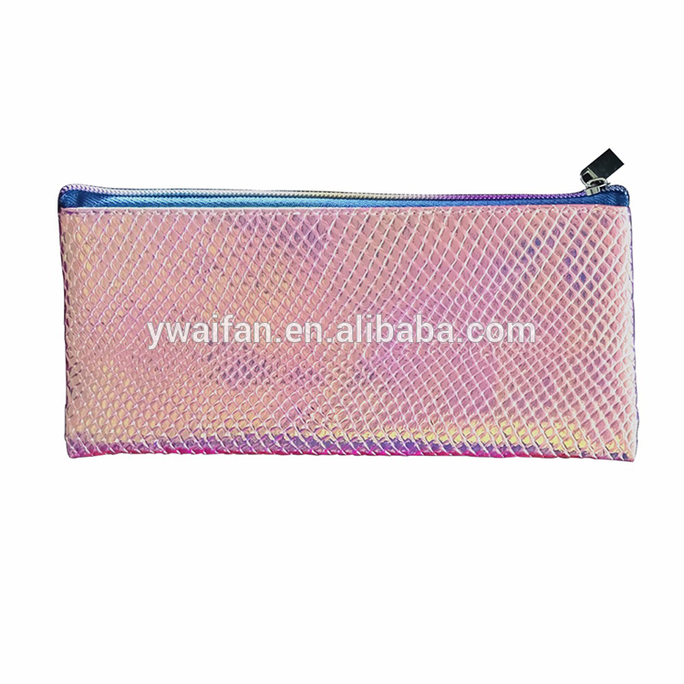 Make Up Brush Blush Cosmetics Bag Holographic Laser Pu Leather Makeup Organizer Bag