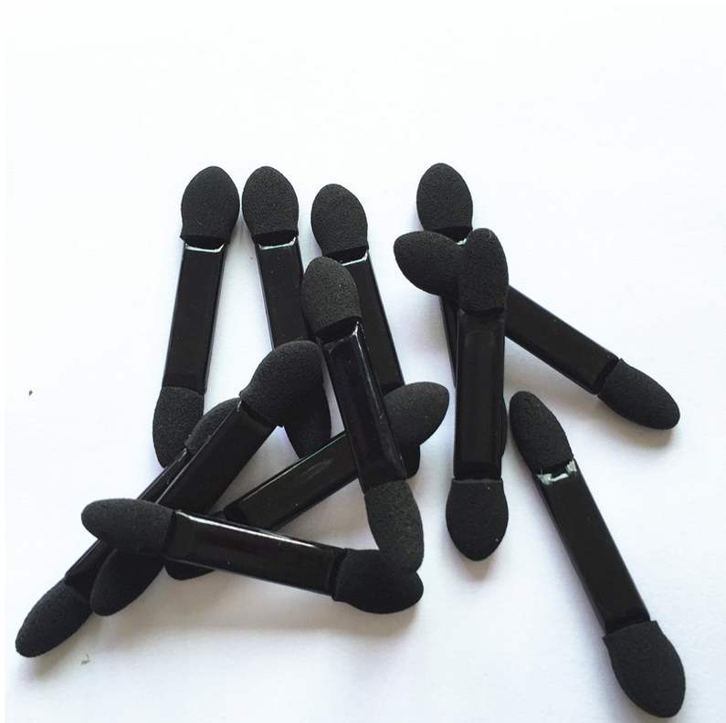 Double-side Eyeshadow Sponges Black Disposable Eyeshadow Setting Beauty Product Applicator