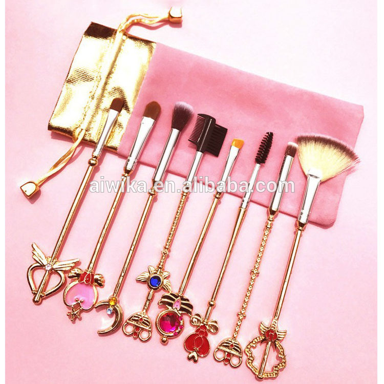 New Makeup Brushes Supplier, 24pcs Microphone Dotted Makeup Brushes Custom Logo