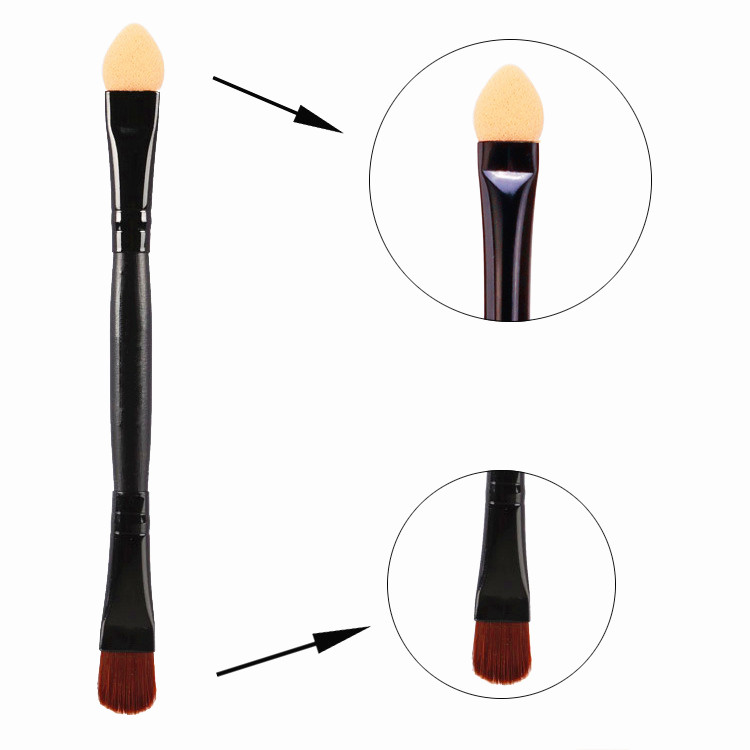 Double Soft Synthetic Makeup Applicator Brush for Women Eyeshadow Facial Make Up