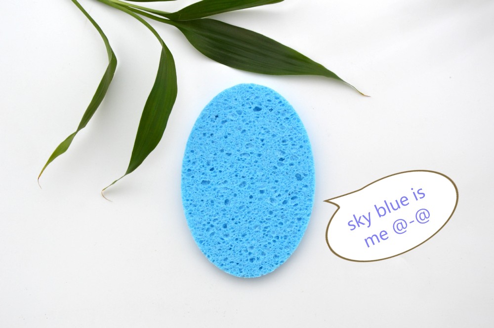 Natural Popular Daily Facial Cleansing Sponge Easy To Use Cellulose Makeup Clean Sponge