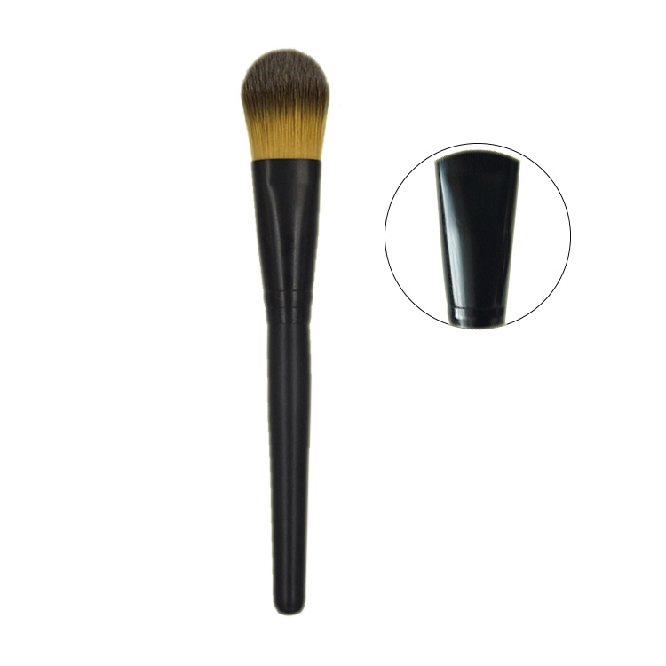 Cheap Gift Single Facial Foundation Brush Synthetic Makeup Foundation Brush