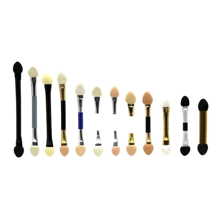 Hot Various Double Head Custom Latex Flat rod beauty tool eye shadow stick