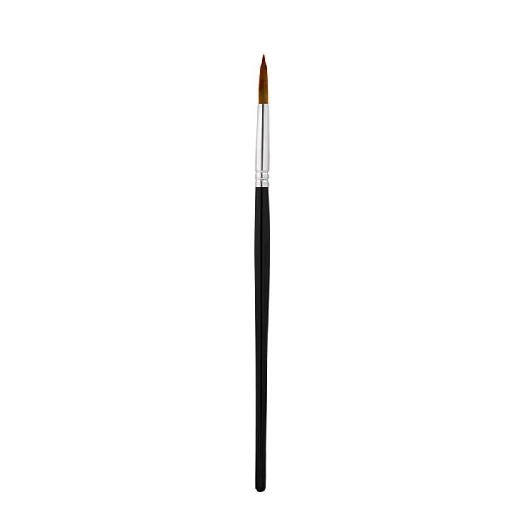 Different aize available nail art drawing gel painting wooden kolinsky acrylic nail brush