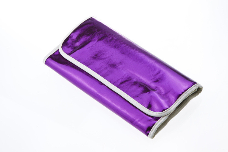 New OEM Makeup Brush Supplier 16 Pcs Purple Travel Powder Foundation Brushes