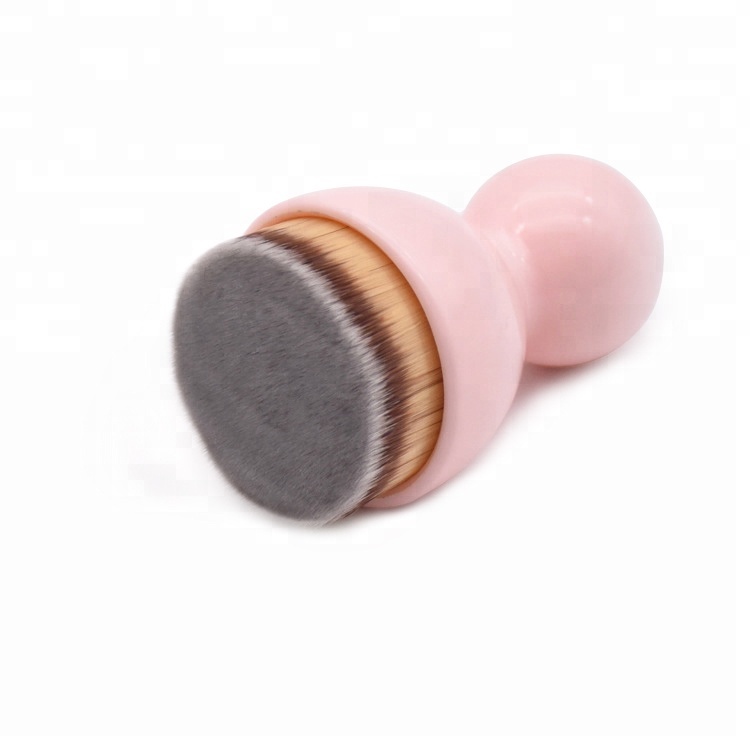 Large Luxury Portable Foundation Makeup Brush Seal Flower Flat Foundation Make Up Brush