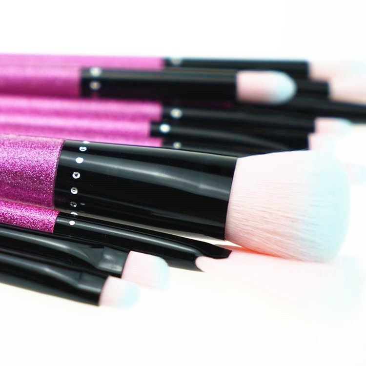 Factory wholesales synthetic OEM 16pcs cosmetic make up brushes makeup set