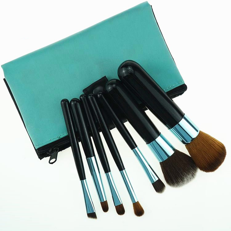 Beauty counter makeup brush set black powder makeup brushes organizer