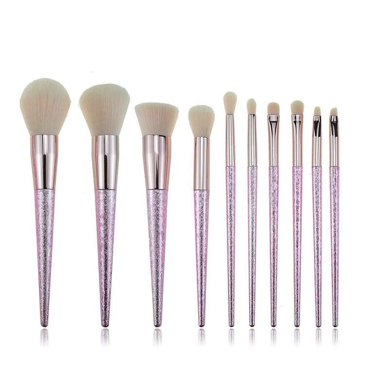 2019 best new design custom maquillage pink cosmetics makeup brush set