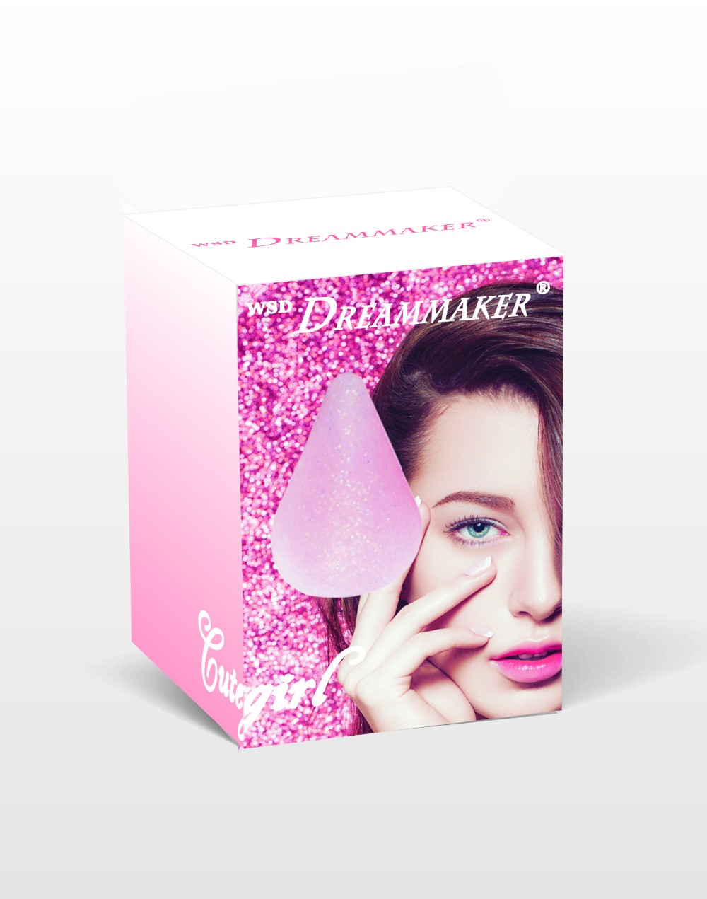 Beauty Shining sponge easy to clean Make up look Mini Silicone Sponge cosmetic