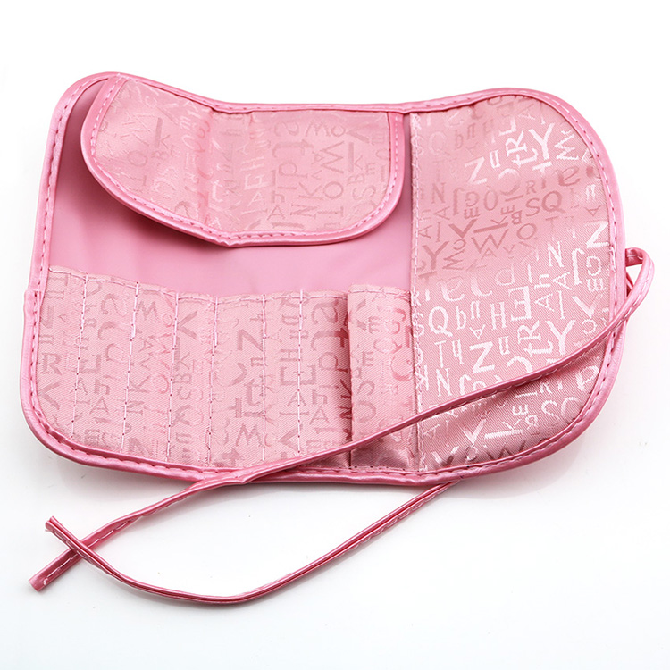 High Quality 8 PCS Portable Soft Hair Pink White Makeup Brush Set with Case