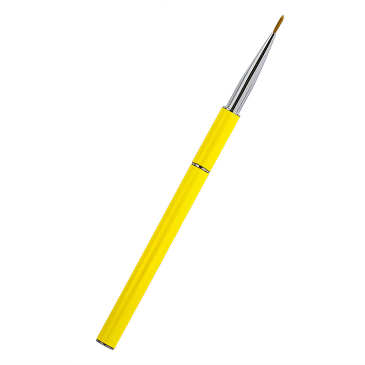 High Quality Professional Metal Handle Nylon Hair Nail Art One Stroke Brush