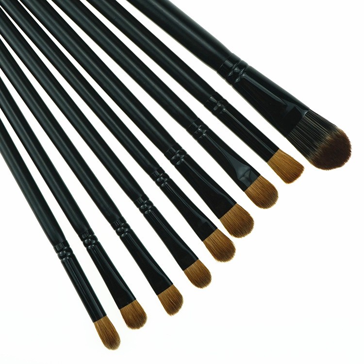 32Pieces Shenzhen Factory Professional Customized Black Cosmetic Brush Set Pouch