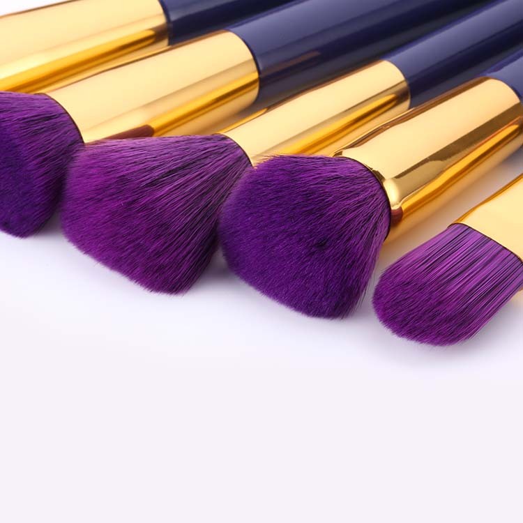 Vegan Foundation Brush Colorful Blending Cosmetics Eye shadow makeup Brush kit